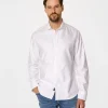 Koszula męska slim LIAM OXFORD WHITE