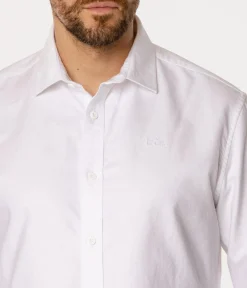 Koszula męska slim LIAM OXFORD WHITE