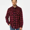 Koszula regular w kratę WESLEY 9333 RED