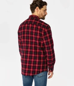 Koszula regular w kratę WESLEY 9333 RED