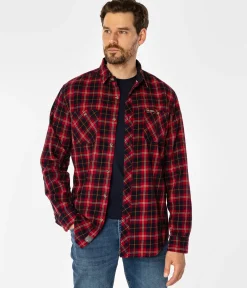 Koszula regular w kratę WESLEY 9333 RED