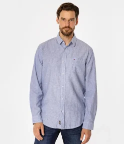 Koszula regular w paski WILL 9315 BLUE