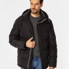 Kurtka zimowa z kapturem RASEL2 7416 BLACK