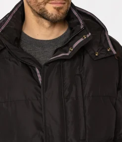 Kurtka zimowa z kapturem RASEL2 7416 BLACK