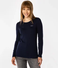 Longsleeve damski HELIA 1010 NAVY BLAZER