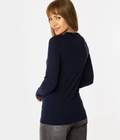 Longsleeve damski HELIA 1010 NAVY BLAZER