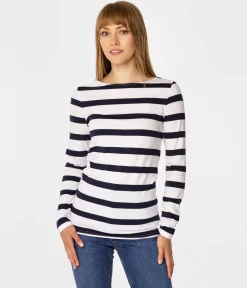 Longsleeve damski w paski HILARY 6040 STRIPES