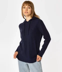 Longsleeve damski z kapturem HARRIET 1028 NAVY BLAZER