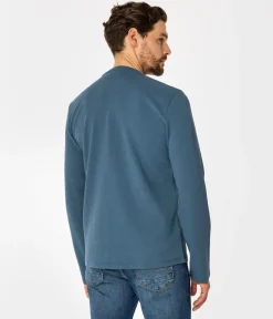 Longsleeve męski LARE 6040 INDIAL TEAL