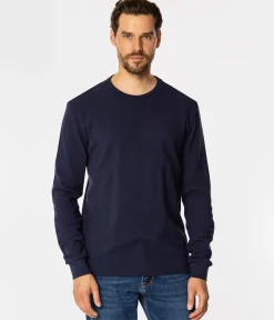 Longsleeve męski WAFFLE 1028 NAVY BLAZER