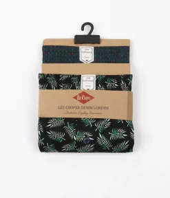 Luźne bokserki 2-pak BOX25 0005 BLACK GREEN