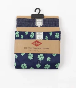 Luźne bokserki 2-pak BOX22 0002 GREEN NAVY