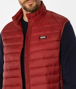 Pikowana kamizelka DIEGO 4400 RED OCHRE