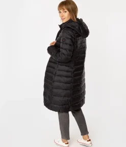 Puchowa kurtka damska z kapturem MELANIE 2532 BLACK