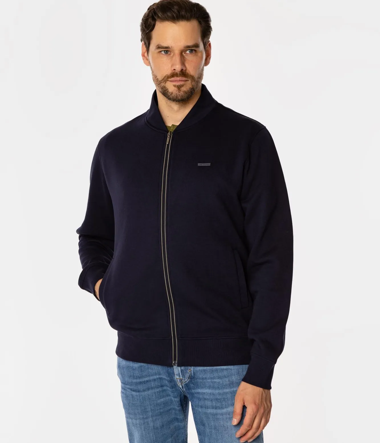 Rozpinana bluza męska ANTON 4315 NAVY BLAZER