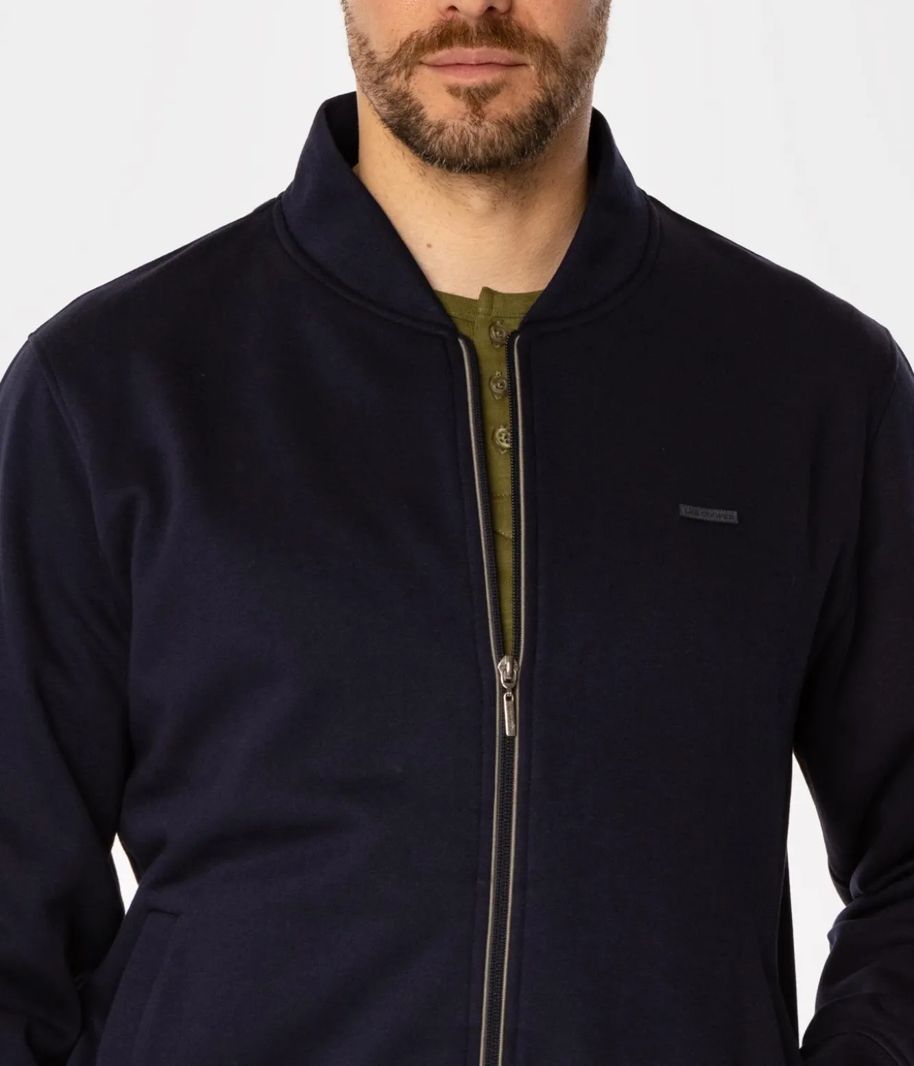 Rozpinana bluza męska ANTON 4315 NAVY BLAZER