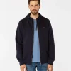 Rozpinana bluza męska z kapturem ZACK 4306 DRESS BLUE