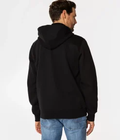 Rozpinana bluza męska z kapturem FORT 9252 CAVIAR
