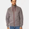 Rozpinana bluza męska ze stójką AMELIO 3020 DECEMBER SKY
