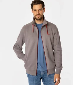 Rozpinana bluza męska ze stójką AMELIO 3020 DECEMBER SKY
