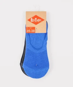Skarpetki stopki balerinki mix 3-pak INVSOCKS 1802 BLUE MIX
