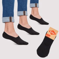 Skarpetki stopki balerinki czarne 3-pak INVSOCKS 1802 BLACK