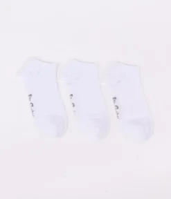 Skarpety stopki 3-pak SNESOCKS 0734 WHITE