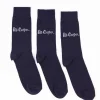 Skarpety za kostkę granatowe 3-pak ANKSOCKS 0726 NAVY