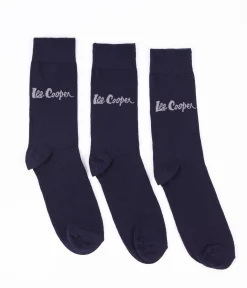 Skarpety za kostkę granatowe 3-pak ANKSOCKS 0726 NAVY