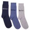Skarpety za kostkę 3-pak ANKSOCKS 0728 JEANS MIX