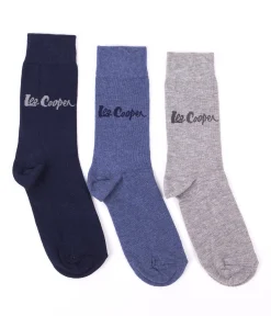 Skarpety za kostkę 3-pak ANKSOCKS 0728 JEANS MIX