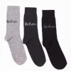 Skarpety za kostkę 3-pak ANKSOCKS 0727 GREY MIX
