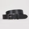 Skórzany pasek LCJ69 BLACK