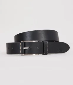Skórzany pasek LCJ69 BLACK