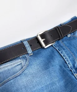 Skórzany pasek LCJ81 BLACK