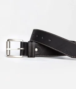 Skórzany pasek LCJ81 BLACK
