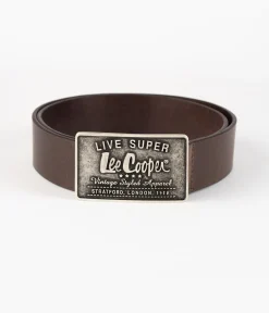 Skórzany pasek LCJ91 BROWN