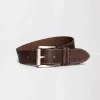 Skórzany pasek LCJ81 BROWN