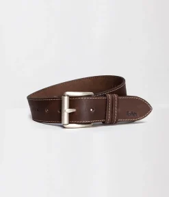 Skórzany pasek LCJ81 BROWN