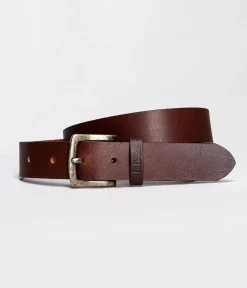 Skórzany pasek LCJ107 BROWN