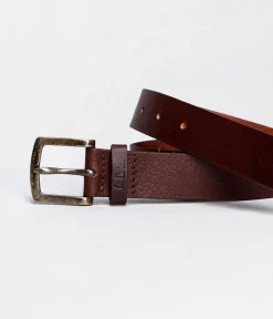 Skórzany pasek LCJ107 BROWN