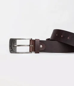 Skórzany pasek LCJ94 BROWN