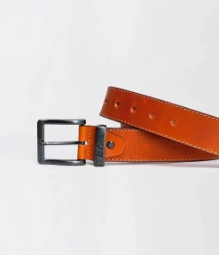 Skórzany pasek LCJ007 BROWN
