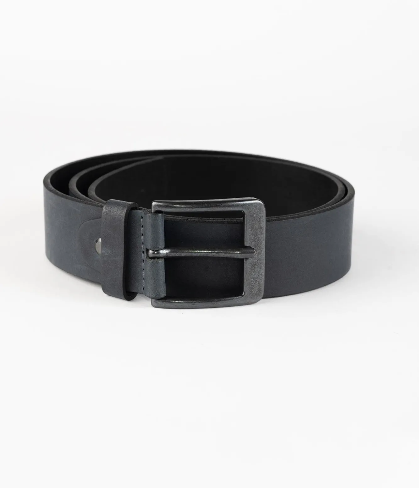 Skórzany pasek LCJ025 DARK NAVY