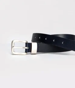 Skórzany pasek LCJ101 NAVY