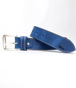 Skórzany pasek LCJ81 NAVY