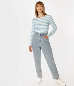 Spodnie damskie mom jeans MOLI 1111 BRUSHED USED