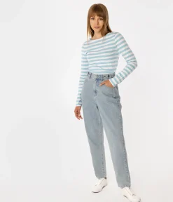 Spodnie damskie mom jeans MOLI 1111 BRUSHED USED