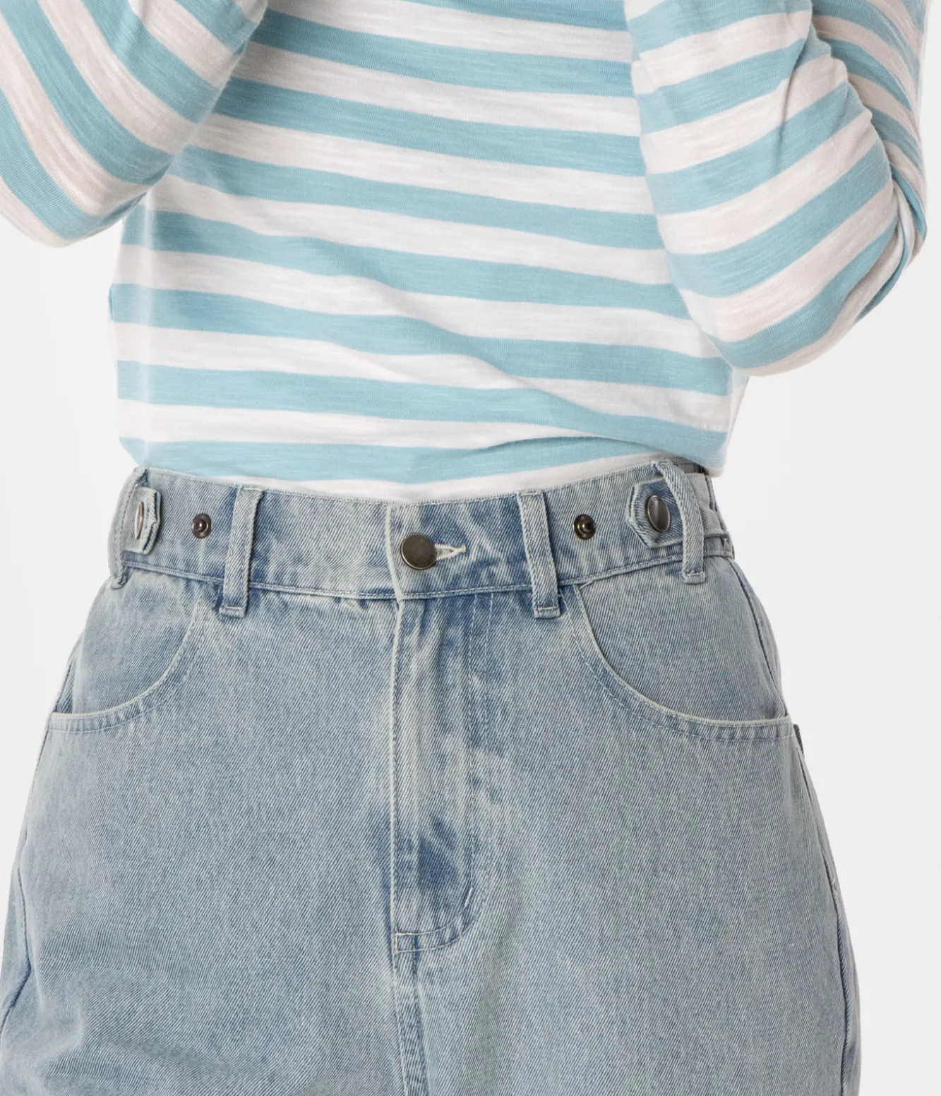 Spodnie damskie mom jeans MOLI 1111 BRUSHED USED