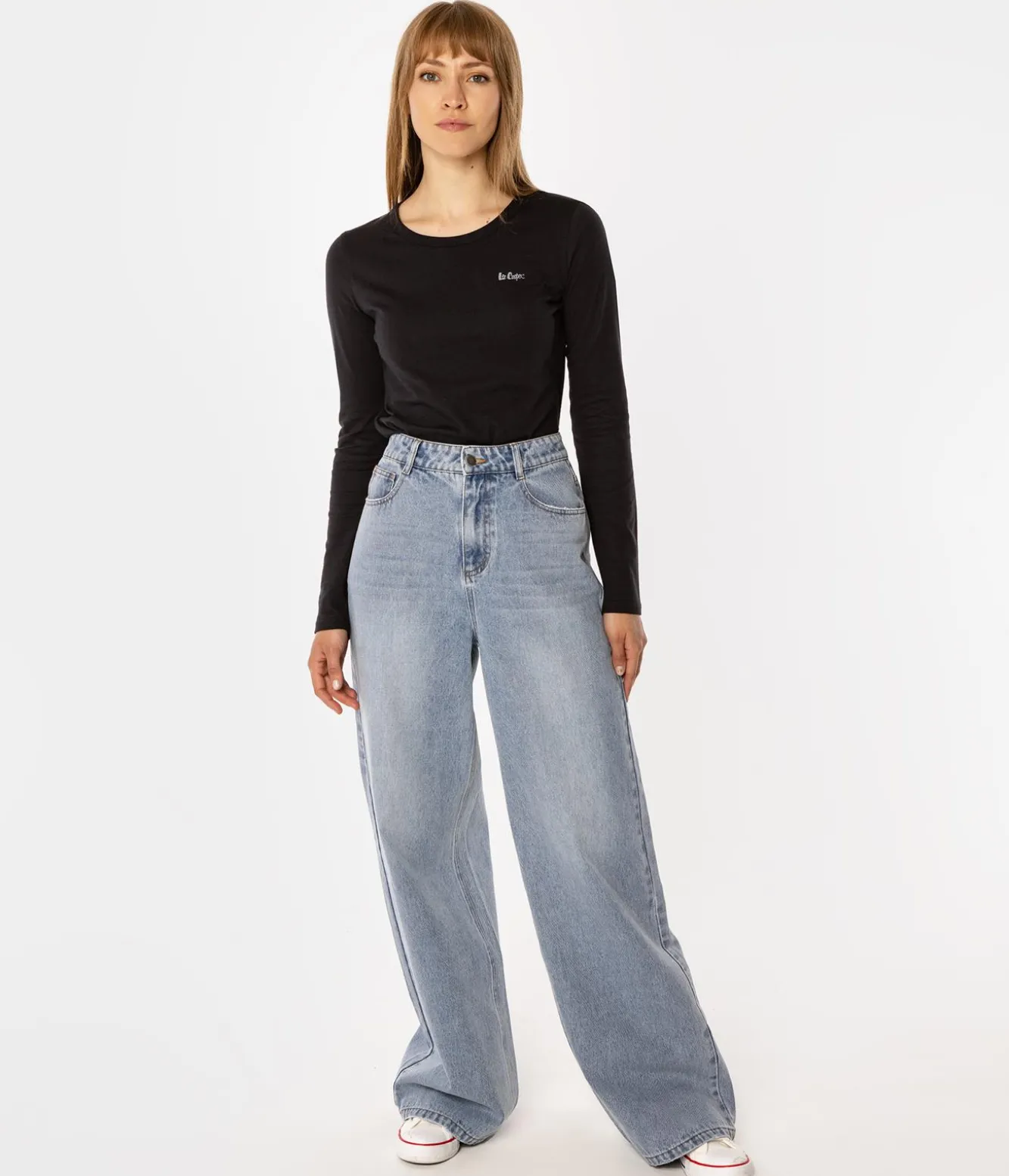 Spodnie damskie wide leg ISA 1117 BRUSHED USED
